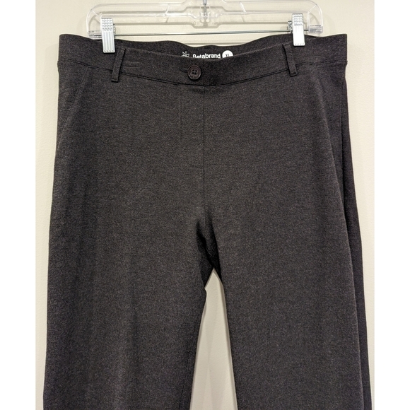 Betabrand Bootcut Classic Dress Pants in Charcoal Size XL - Picture 2 of 5